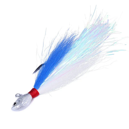 Inchiku Jig Head Sea Fishing Wobbler Bait Multicolor Trout Bass Jig Fishing Head Hook Fishing Bucktail Jig Fishing Accessories