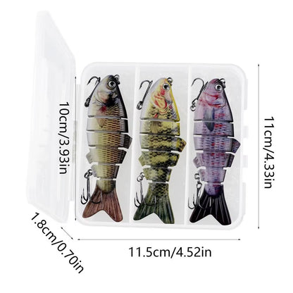 Outdoor Fishing Lures Reflective Realistic Fishing Bait 3D-Eyed Fishing Lures Artificial Bait Fishing Tool for Reservoir Fishing