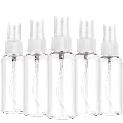 3/5/10Pcs Refillable 10Ml 30Ml 50Ml 60Ml 100Ml Clear PET Plastic Portable Spray Bottle Empty Perfume Container