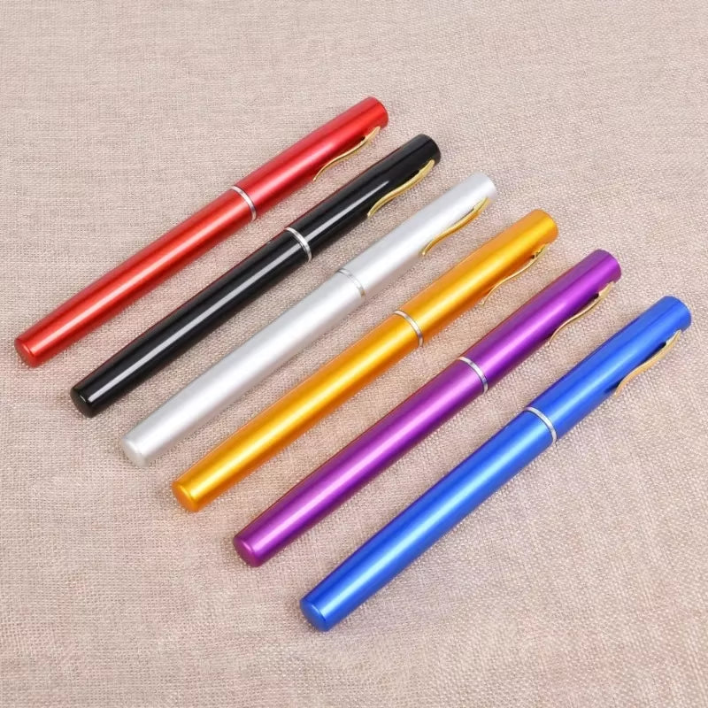 1Set Pen Fishing Rod Spinning Wheel Fishing Wheel Portable Pocket Ice Fishing Rod Sea Rod Fishing Gear Telescopic Fishing Rod