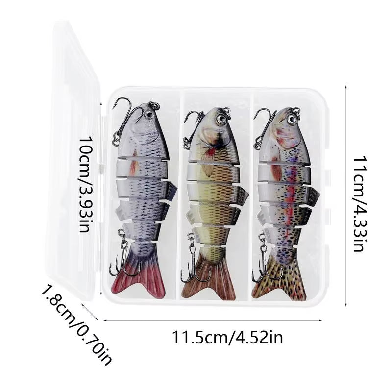 Outdoor Fishing Lures Reflective Realistic Fishing Bait 3D-Eyed Fishing Lures Artificial Bait Fishing Tool for Reservoir Fishing