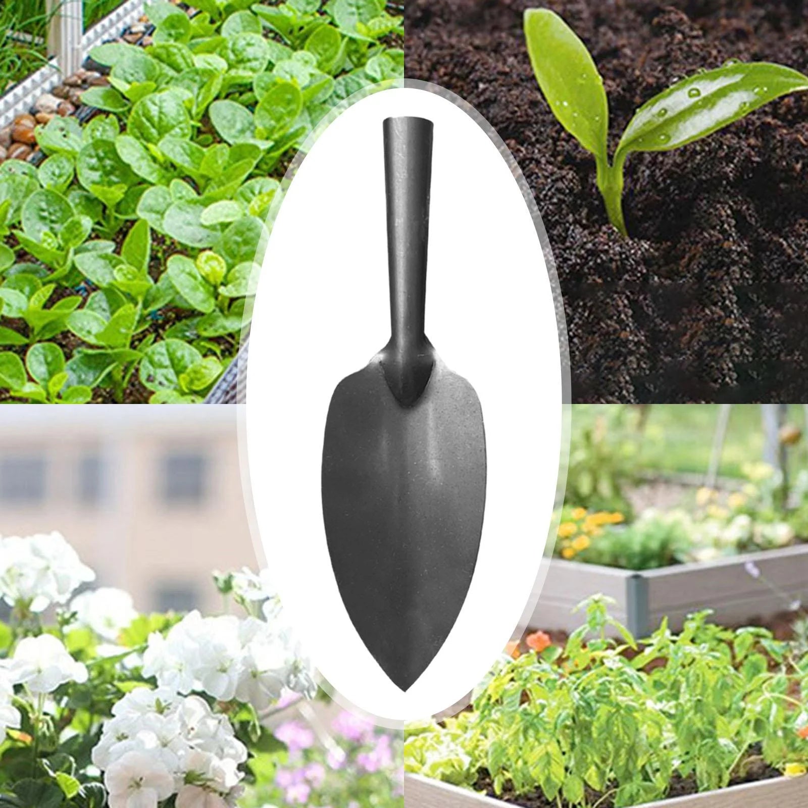 Hand Shove Garden Tools Essential Heavy Duty Iron Hand Trowel Garden Shovels for S