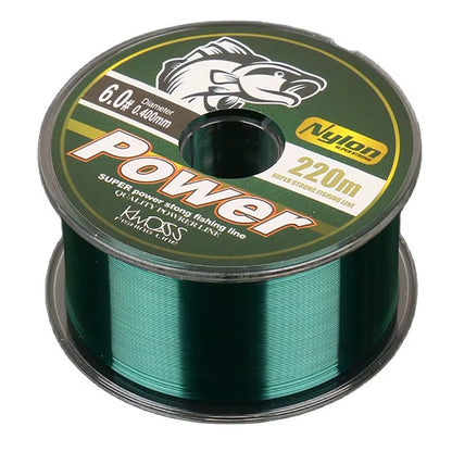 220M Carp Fishing Japanese Nylon Fluorocarbon Coated Sea Fishing Boat Fishing Salt Sinking Line Fishing Equipment