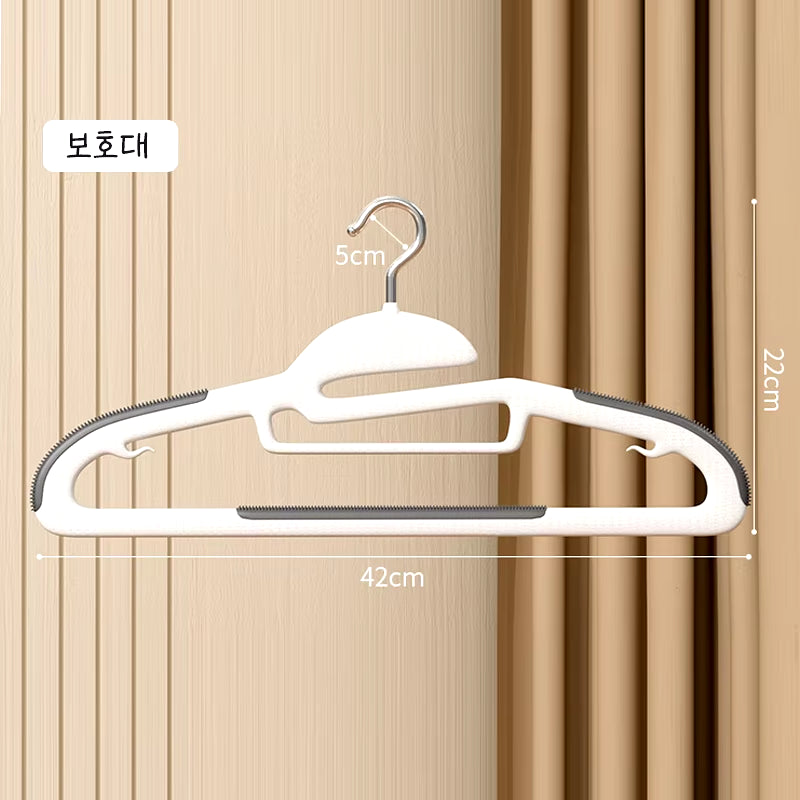 10PCS Clothes Hanging Household Hangers Non-Slip Dormitory Bedroom Special Storage Clothes Hanging No Trace