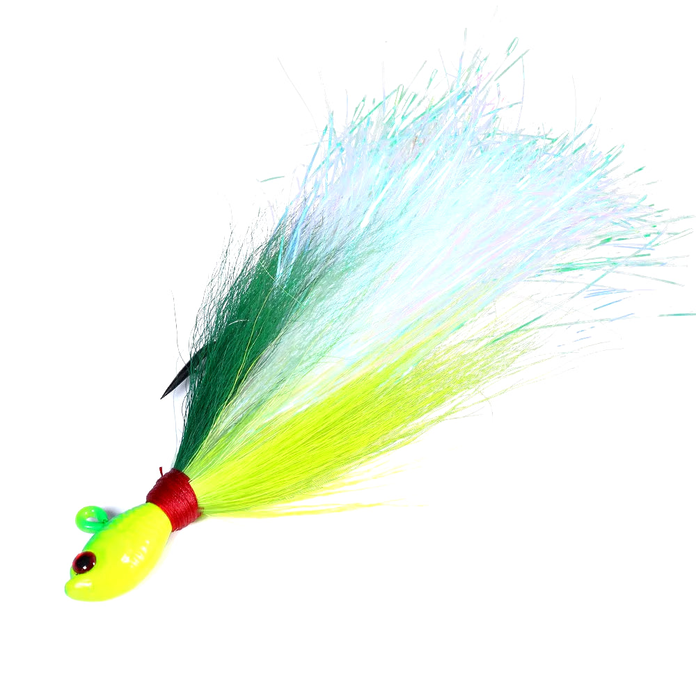 Inchiku Jig Head Sea Fishing Wobbler Bait Multicolor Trout Bass Jig Fishing Head Hook Fishing Bucktail Jig Fishing Accessories