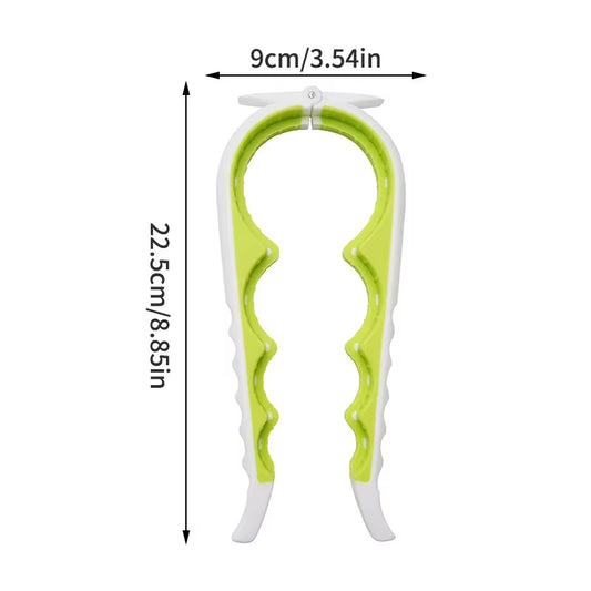 Can Opener Multi Functional Four in One Beverage Bottle Opener Cap Twister Four Position Can Opener anti Slip Cap Twister